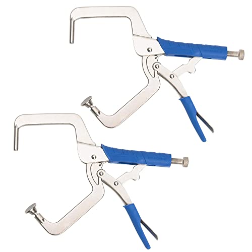 Dragonite Pocket Hole Clamp, Quick Release 11 Inch Right Angle Clamp Set, 90 Degree Corner Clamps For Woodworking And Pocket Hole Joinery, 2-Piece #TOP27
