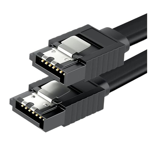 Cable SATA III 6Gbps 39cm con cierre para HDD y SSD