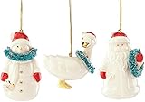 Lenox Very Berry Merry Ornaments, Set of 3