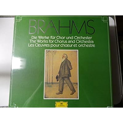 BRAHMS, Johannes: Die Werke fur Chor und Orchester -- Deutsche Grammophon, Brahms Edition