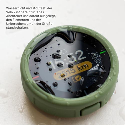 Beeline Velo 2 Navigationsgerät Ø46,4mm für Fahrrad + universelle Lenkerhalterung | Fahrrad Navigation
