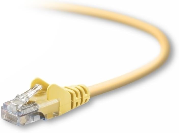Belkin 25ft 10/100BT CAT5E Patch RJ45M/RJ45M Yellow Snagless