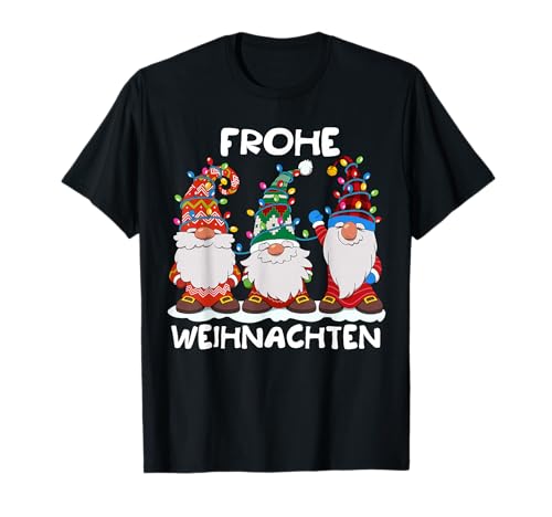 Drei Zwerge Passende Familie Frohe Weihnachten Kurzarm T-Shirt