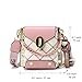 Xiaoyu Small Crossbody Bags for Women Fashion Cell Phone Purse Shoulder Handbags with Wide Strap (Pink)