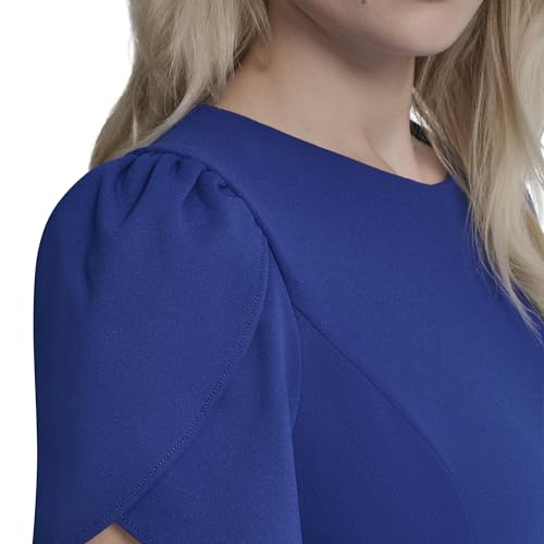 Image of DKNY Women's Tulip Sleeve Fit & Flare Mini Dress