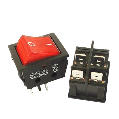 Rocker Switch KCD4 Power For Weld Machine 30/40A 250V AC On-Off