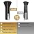 SafeGuard360 Patio Heater Cover Waterproof 420D Oxford Thickness, with Stainless Steel Telescopic Rod, and Storage Bag in Black (89in x 35in x 19in- Universal Fit for Outdoor Stand Up Heaters)