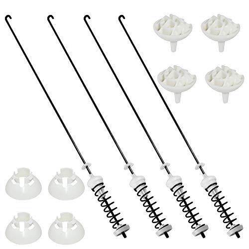 Updated W10780048 WTW4800XQ4 WTW4800XQ1 RTW4640YQ1 ATW4675YQ1 Washer Suspension Rod Replacement for Whirlpool Kenmore Maytag Amana WTW4800XQ2 MVWC200XW2 WTW4930XW1 CAW9244XQ2 NTW4501XQ0 by Techecook by TOMOON - Used condition - US$21.82