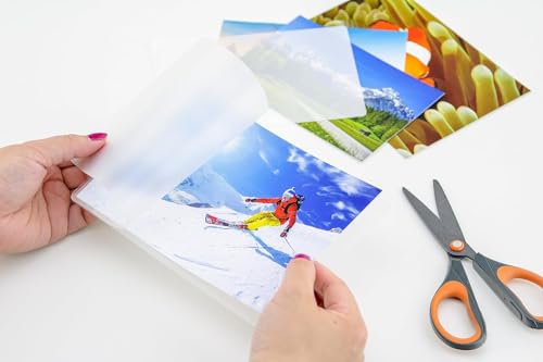 Peach Laminierfolien A4 - 125 mic - 100 pouches - glänzend - Premiumqualität für beste Laminierergebnisse - geeignet für alle Laminiergeräte - PP525-02