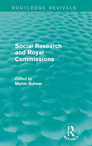 Social Research and Royal Commissions (Routledge Revivals) (English Edition) - Bulmer, Martin