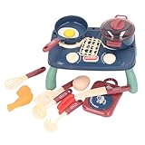 Juego de Cocina, Juego de Cocina de Simulación Confiable para Niños Pequeños (Blue)