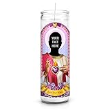 LitFriends Personalized Mothers Day Prayer Candle Gift| Use Your Image | Non Scented 8 inch Glass Votive - 100% Handmade in USA Funny Gift Idea