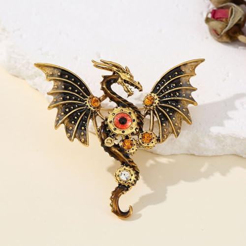 Broches dragon en métal résistant pour customiser vos vêtements ternes - 4