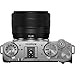 FUJIFILM X-M5 Mirrorless Camera with XC 15-45mm f/3.5-5.6 Lens | Silver Bundle with 64GB Memory Card + Battery Charger + UV Filter + Deluxe Photo Starter Kit + Cleaning Cloth (6 Items)