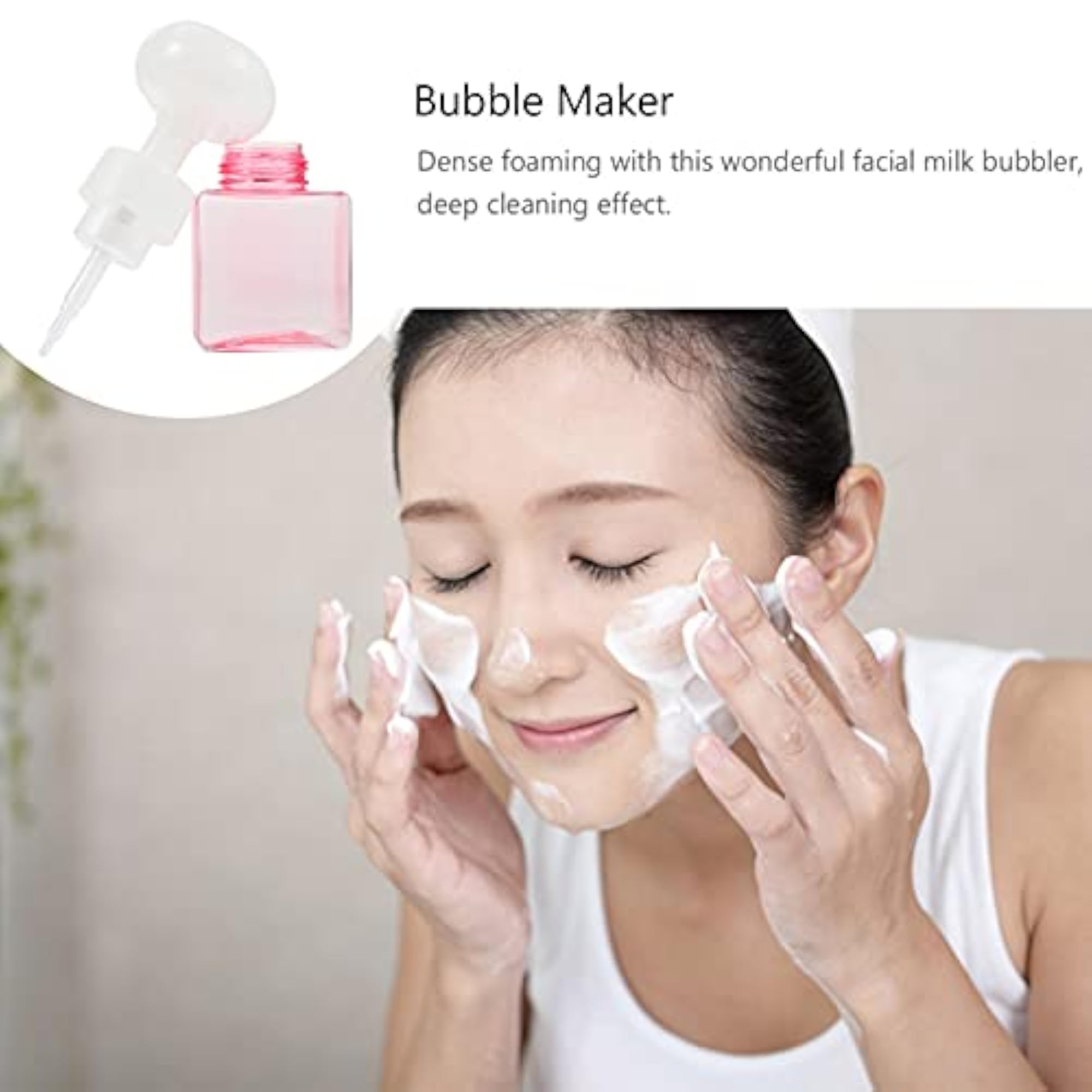 250ml Flower Shape Refillable Travel Foam Pump Bottle