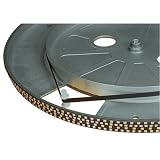 Electrovision - Courroie pour Platine Tourne-Disques Noire - Dimensions: 195mm