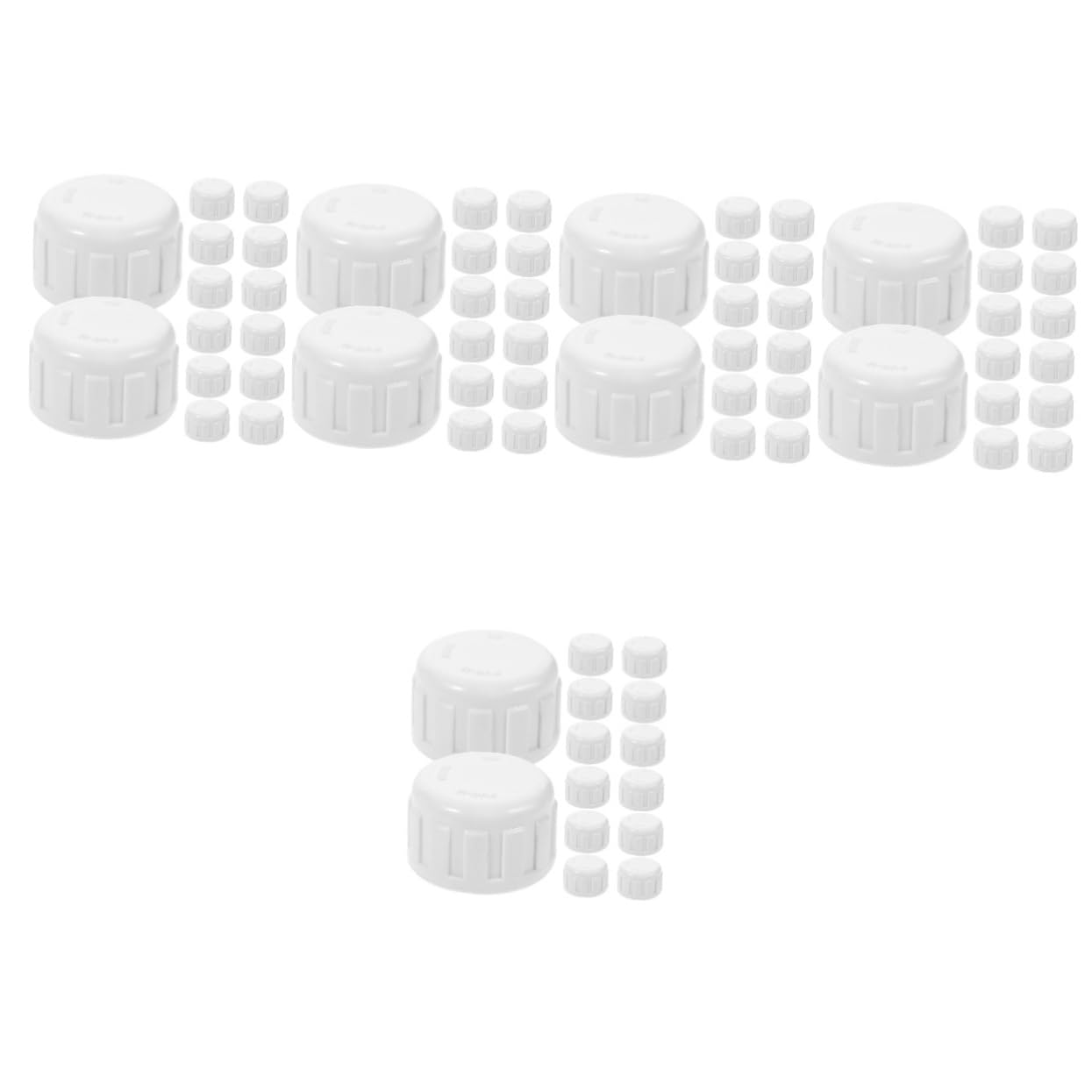 Caps de tuyau PVC pour stopper les fuites et purger le système irrigation