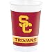 8-Count NCAA 20 oz. Premium Plastic Cups, USC Trojans