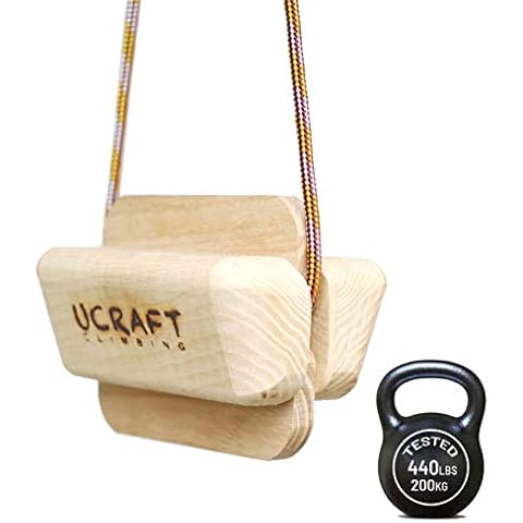 Ucraft Pocket-Sized Climbing Hangboard. Portable Fingerboard for Training and Warm-up Cover