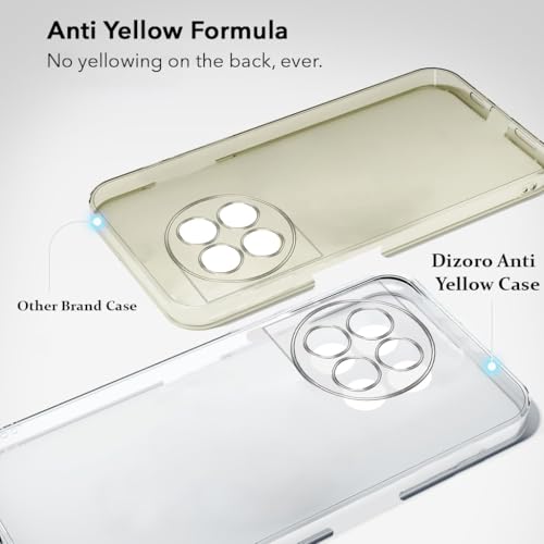 Image of DIZORO Compatible with Oneplus 11r 5G Back Cover Case Clear,[ Anti Yellow ][Military Grade Protection] Hard PC Back Cover Transparent