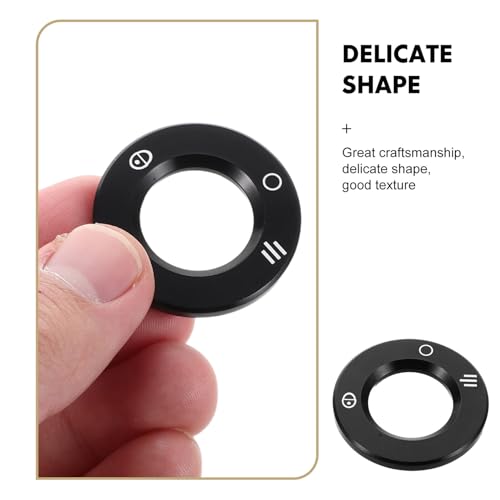Cubierta de anillo para interruptor de moto Vespa con protector autoadhesivo negro 3