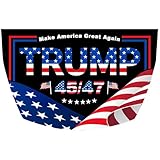 Trump 2025 Flag Car Hood Cover, 3.9x5.2 Ft, Smiling MAGA Elastic Windproof Banner, Cars, SUVs, MPVs, Weatherproof Washable Fabric