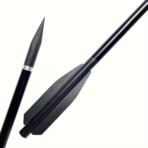 6.7Inch Mini Crossbow Arrows, 6PCS 50-80lb Aluminum Mini Crossbow Bolts with Sharp Blade Replacable Arrow Tips for Outdoor Hunting Shooting Target Practice Game - Thumbnail 2