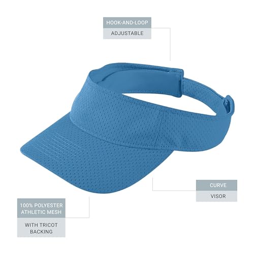 Image of Augusta Sportswear Women's Athletic Mesh Visor - Stylish Sun Hat for Golf, Running, and Outdoor Activities