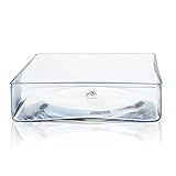 Farbe: transparent, klar CreaFlor Home Glasschale, Dekoglas Sqaure H. 8cm 30x30cm rechteckig klar Sandra Rich