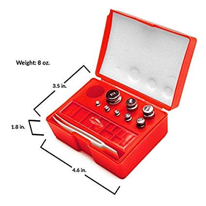 American Weigh Scales Calibration Weigh Kit - Red #TOP1
