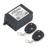Interruptor de control remoto inalámbrico RF: las lámparas u otros electrodomésticos pueden controlarse mediante el control remoto, que presenta una larga distancia de control, sensibilidad, alto rendimiento antiinterferente y estabilidad.