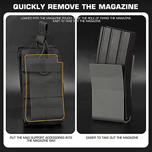 2Pcs/Set Hunting Tactical Molle Vest Nylon Mag Magazine Pouch Insert Set Mag Carrier Clip #TOP4