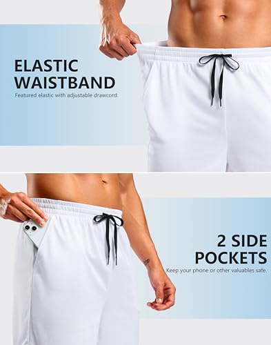 Image of G Gradual Men's Athletic Workout Shorts with Pockets 5 inch /7 inch /9 inch Lightweight Quick Dry Gym Basketball Running Shorts for Men