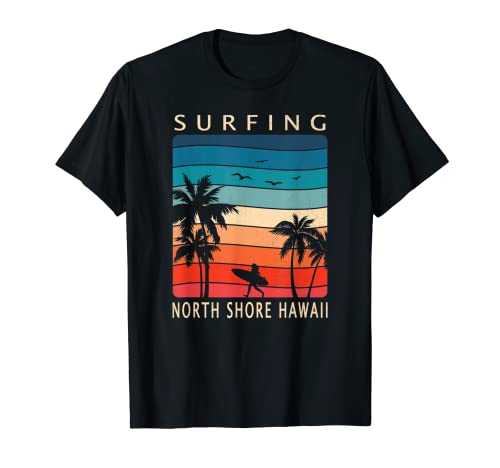 Surfing North Shore Hawaii Island Surfer Girl Surf T-Shirt
