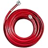 Flexon FA58100CN Farm and Ranch Garden Hose, 100 ft, Red