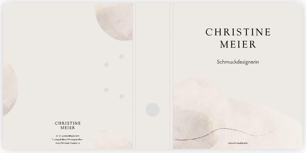 Ringordner | Ordner | mit Text personalisieren | the Moon | Beige | Mond | Mit Griffloch | für DIN A4 | 7,4 cm breit | Designer | Firma | Kanzlei | Praxis