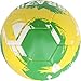 Tripact Inc 2026 World Cup Country Brazil Flag Training Outdoor Soccer Ball – Size 5 – Storm Design