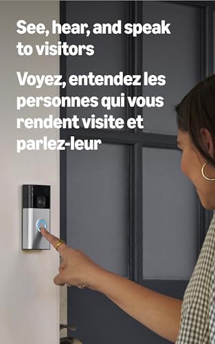 Ring Battery Doorbell — Head-to-Toe Video, Live View with Two-Way Talk, and Motion Detection & Alerts, Venetian Bronze - 3
