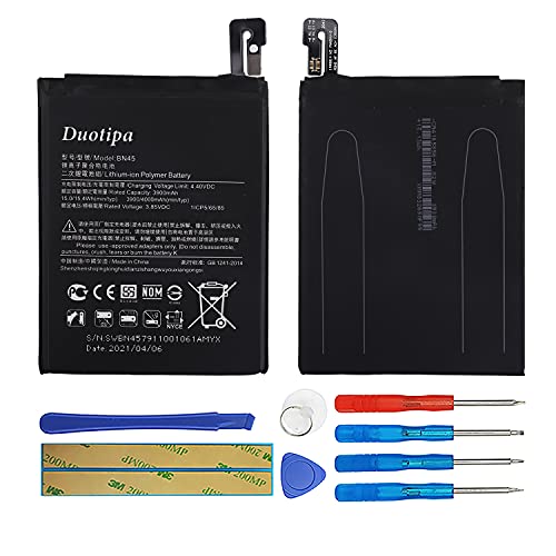 Duotipa Batería de Repuesto BN45 Compatible con Xiao-mi Redmi Note 5 M1803E7SG batería con Herramientas