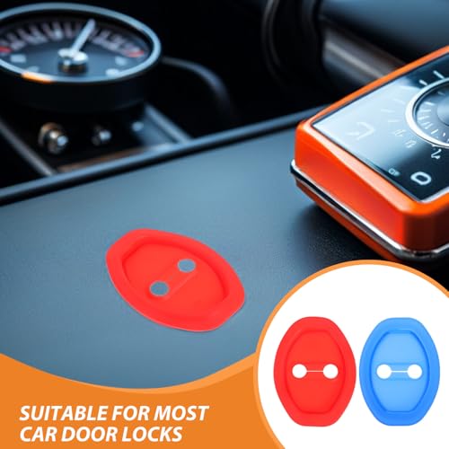 Fundas protectoras de silicona para pestillos de puertas de coche MAGICLULU, 16 uds. 3
