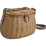 AUBRY GASPARD - Panier Pêche Osier - Coloris Miel Antique - Métal et...