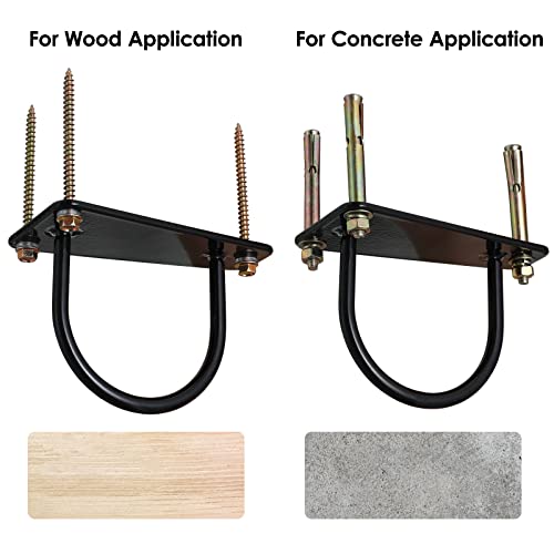 Battle Rope Anchor, Wall Mount Anchor For Resistance Bands, Steel Ceiling Mount Anchor Bracket For Suspension Training Straps, Exercise Machine Attachments, For Yoga Swings Hammocks, Boxing Equipment #TOP3