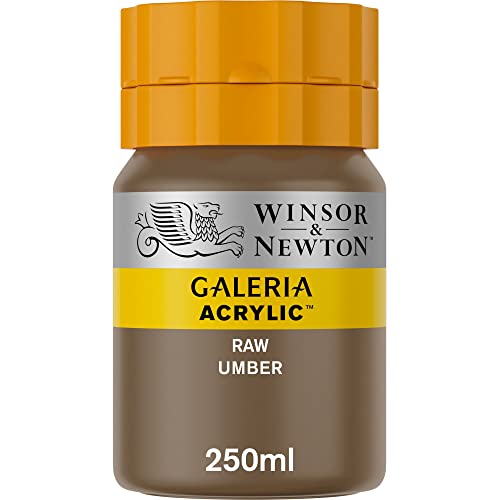 Image of Winsor & Newton Galeria Acrylic Color Tube, 250ml, Raw Umber