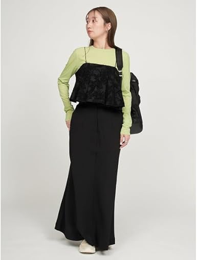 Amazon | [エミ] Atelier タックビスチェ 13WFB252035 レディース BLK