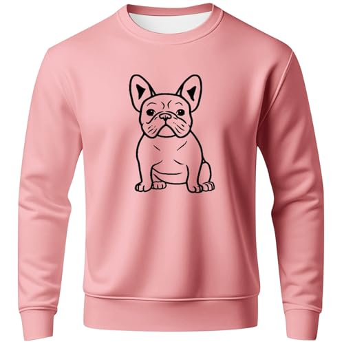 Sweat-shirt sans capuche homme et femme en coton doux coupe décontractée du M au XXL