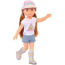 Glitter Girls 14-Inch Fashion Doll Light Red Hair & Hazel Eyes Camping Outfit, Matching Cap, and Glitter Boots 3+ Years Astrid