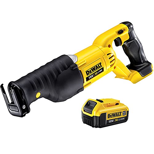 DeWalt DCS380N 18V XR Reciprocating Saw with 1 x 4.0Ah Battery