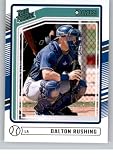 2024 Donruss #191 Dalton Rushing RC Rookie Card Los Angeles Dodgers Rated Prospect Baseball Card in Raw (NM or Better) Condition