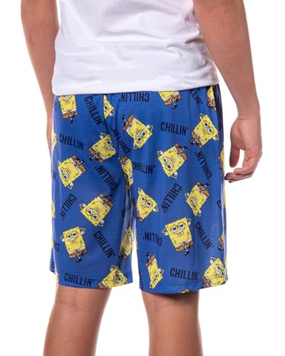 Spongebob Squarepants Pajamas Men's Chillin Lounge PJ Sleep Shorts4