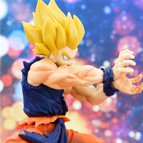 Image of Awestuffs DBZ Goku Large Action Figure Limited Edition Figure Manga Toy Collectible (Go-ku Power Hand)